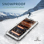 四防金屬混合矽膠手機殼，適用於 iPhone 17 Pro Max、iPhone 17 Pro、iPhone 17、iPhone Air