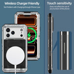 四防金屬混合矽膠手機殼，適用於 iPhone 17 Pro Max、iPhone 17 Pro、iPhone 17、iPhone Air