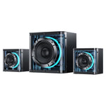 Yesido YSW41 40W 2.1聲道系統彩色RGB藍牙揚聲器低音炮，YSW41