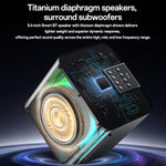 Yesido YSW41 40W 2.1聲道系統彩色RGB藍牙揚聲器低音炮，YSW41
