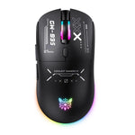 ONIKUMA CW935 12800DPI 2.4GHz + 藍牙 + 有線三模 RGB 無線滑鼠，CW935