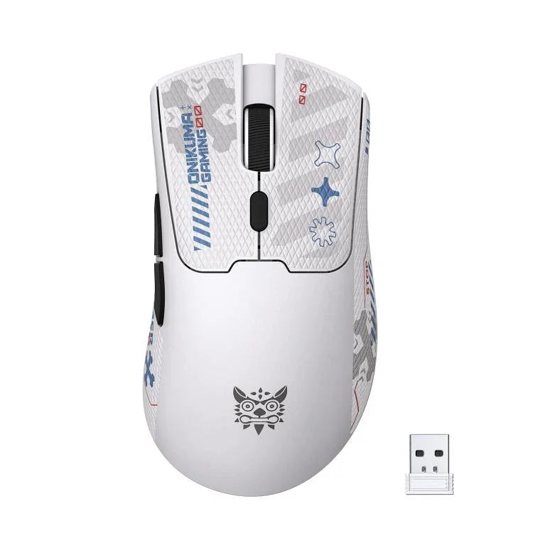 ONIKUMA DM01 12800DPI 2.4GHz + 藍牙 + 有線三模遊戲滑鼠，DM01