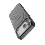 BIBERCAS 波浪紋理磁吸 TPU 手機殼，適用於 iPhone 17 Pro Max