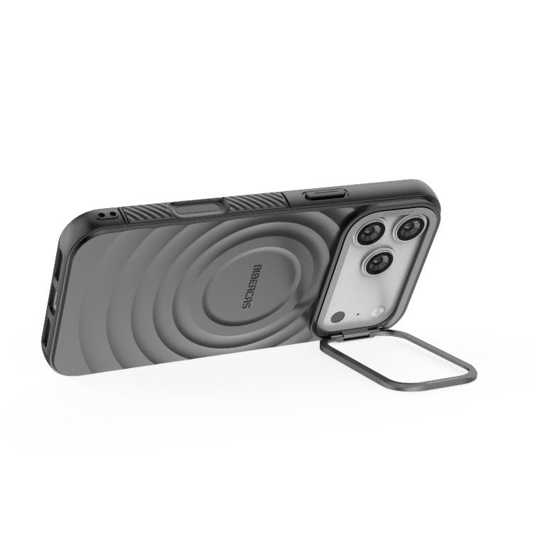 BIBERCAS 波浪紋理磁吸 TPU 手機殼，適用於 iPhone 17 Pro Max