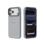 BIBERCAS 波浪紋理磁吸 TPU 手機殼，適用於 iPhone 17 Pro Max