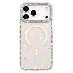雙面水鑽IMD PC混合TPU磁吸手機殼，適用於iPhone 17 Pro Max、iPhone 17 Pro、iPhone 17、iPhone Air、iPhone 16 Pro Max、iPhone 16 Pro、iPhone 16 Plus、iPhone 16