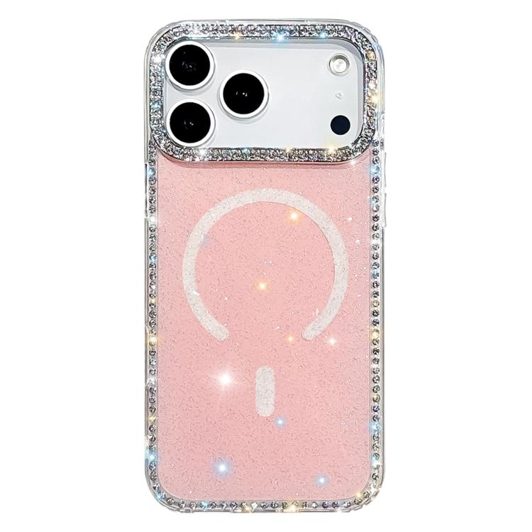 雙面水鑽IMD PC混合TPU磁吸手機殼，適用於iPhone 17 Pro Max、iPhone 17 Pro、iPhone 17、iPhone Air、iPhone 16 Pro Max、iPhone 16 Pro、iPhone 16 Plus、iPhone 16