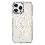 雙面水鑽IMD PC混合TPU磁吸手機殼，適用於iPhone 17 Pro Max、iPhone 17 Pro、iPhone 17、iPhone Air、iPhone 16 Pro Max、iPhone 16 Pro、iPhone 16 Plus、iPhone 16