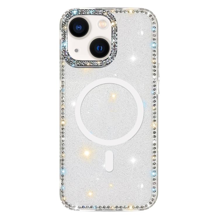 雙面水鑽IMD PC混合TPU磁吸手機殼，適用於iPhone 15 Pro Max、iPhone 15 Pro、iPhone 15、iPhone 14、iPhone 14 Pro、iPhone 14 Pro Max、iPhone 13 Pro Max、iPhone 13 Pro