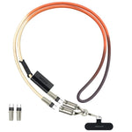 MOCOME W3 Type-C 轉 Type-C 多功能充電線可調式斜背手機掛繩
