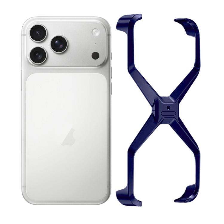 無框X型金屬手機殼，適用於iPhone 17 Pro Max、iPhone 17 Pro