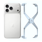 無框X型金屬手機殼，適用於iPhone 17 Pro Max、iPhone 17 Pro