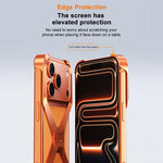 無框X型金屬手機殼，適用於iPhone 17 Pro Max、iPhone 17 Pro