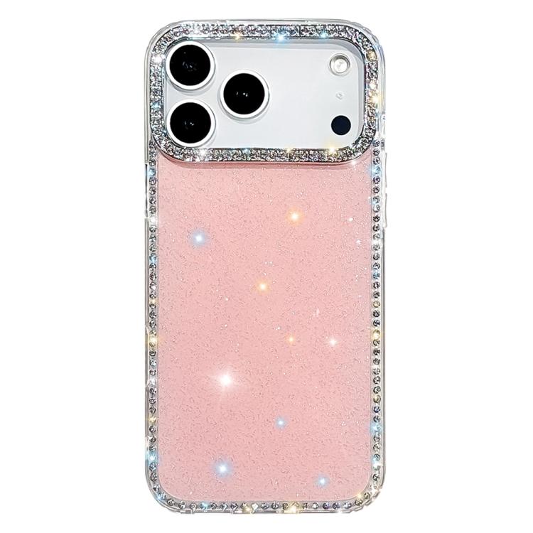 雙面水鑽IMD PC混合TPU手機殼，適用於iPhone 17 Pro Max、iPhone 17 Pro、iPhone 17、iPhone Air、iPhone 16 Pro Max、iPhone 16 Pro、iPhone 16 Plus、iPhone 16