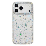 雙面水鑽IMD PC混合TPU手機殼，適用於iPhone 17 Pro Max、iPhone 17 Pro、iPhone 17、iPhone Air、iPhone 16 Pro Max、iPhone 16 Pro、iPhone 16 Plus、iPhone 16