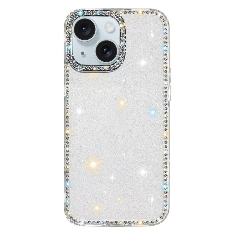 雙面水鑽IMD PC混合TPU手機殼，適用於iPhone 15 Pro Max、iPhone 15 Pro、iPhone 15、iPhone 14、iPhone 14 Pro、iPhone 14 Pro Max、iPhone 13 Pro Max、iPhone 13 Pro