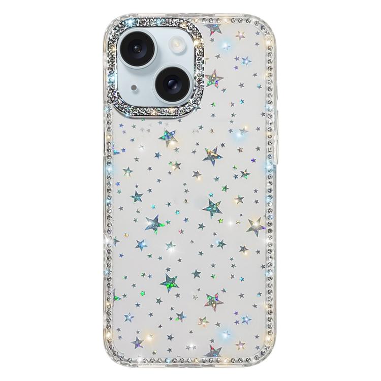 雙面水鑽IMD PC混合TPU手機殼，適用於iPhone 15 Pro Max、iPhone 15 Pro、iPhone 15、iPhone 14、iPhone 14 Pro、iPhone 14 Pro Max、iPhone 13 Pro Max、iPhone 13 Pro