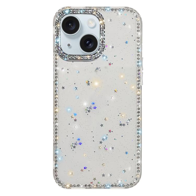 雙面水鑽IMD PC混合TPU手機殼，適用於iPhone 15 Pro Max、iPhone 15 Pro、iPhone 15、iPhone 14、iPhone 14 Pro、iPhone 14 Pro Max、iPhone 13 Pro Max、iPhone 13 Pro