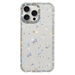 雙面水鑽IMD PC混合TPU手機殼，適用於iPhone 15 Pro Max、iPhone 15 Pro、iPhone 15、iPhone 14、iPhone 14 Pro、iPhone 14 Pro Max、iPhone 13 Pro Max、iPhone 13 Pro