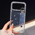 水鑽閃粉手腕帶手機殼，適用於 iPhone 17 Pro、iPhone 17、iPhone Air、iPhone 16 Pro Max、iPhone 16 Pro、iPhone 16 Plus、iPhone 16、iPhone 15 Pro Max