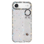 水鑽閃粉手腕帶手機殼，適用於 iPhone 17 Pro、iPhone 17、iPhone Air、iPhone 16 Pro Max、iPhone 16 Pro、iPhone 16 Plus、iPhone 16、iPhone 15 Pro Max