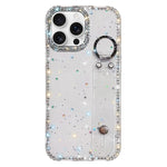 水鑽閃粉手腕帶手機殼，適用於 iPhone 17 Pro、iPhone 17、iPhone Air、iPhone 16 Pro Max、iPhone 16 Pro、iPhone 16 Plus、iPhone 16、iPhone 15 Pro Max