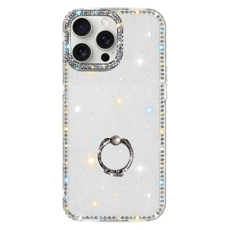 水鑽指環支架雙面IMD PC混合TPU手機殼，適用於iPhone 15 Pro Max、iPhone 15 Pro、iPhone 15、iPhone 14、iPhone 14 Pro、iPhone 14 Pro Max、iPhone 13 Pro Max、iPhone 13 Pro