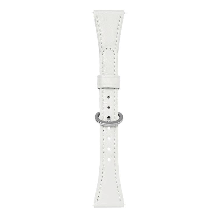 xDfind Flat-head Horseshoe Buckle Vegan Leather Watch Band, 18mm, 20mm