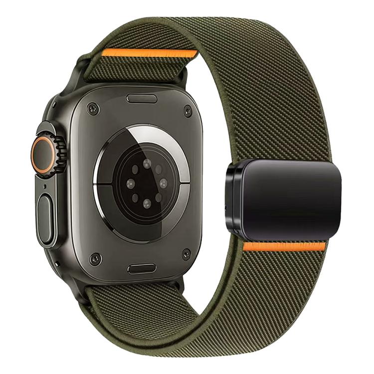 xDfind 彈性尼龍磁扣錶帶，適用 Apple Watch 38 / 40 / 41 / S11 42mm