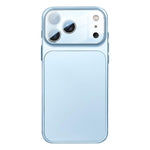 霧面壓克力混合TPU手機殼附鏡頭保護膜，適用於iPhone 17 Pro Max、iPhone 17 Pro