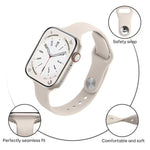 xDfind 小腰反扣矽膠錶帶，適用於 Apple Watch 38 / 40 / 41 / S11 42mm
