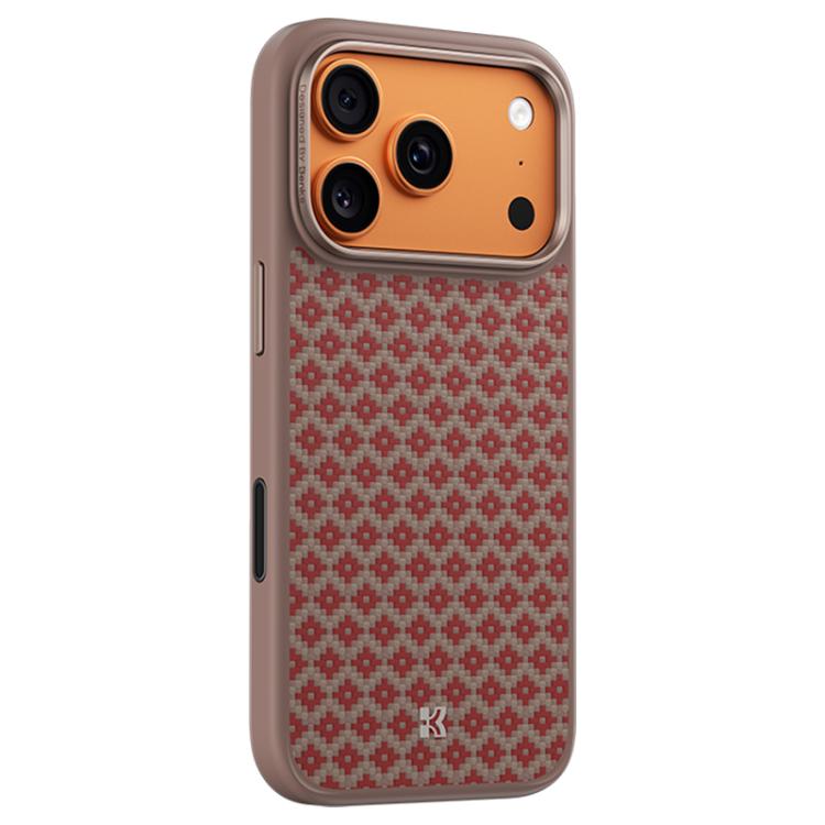 Benks Y3 Kevlar Diamond Pattern Shockproof Magnetic Phone Case, For iPhone 18 Pro / 17 Pro, For iPhone 18 Pro Max / 17 Pro Max