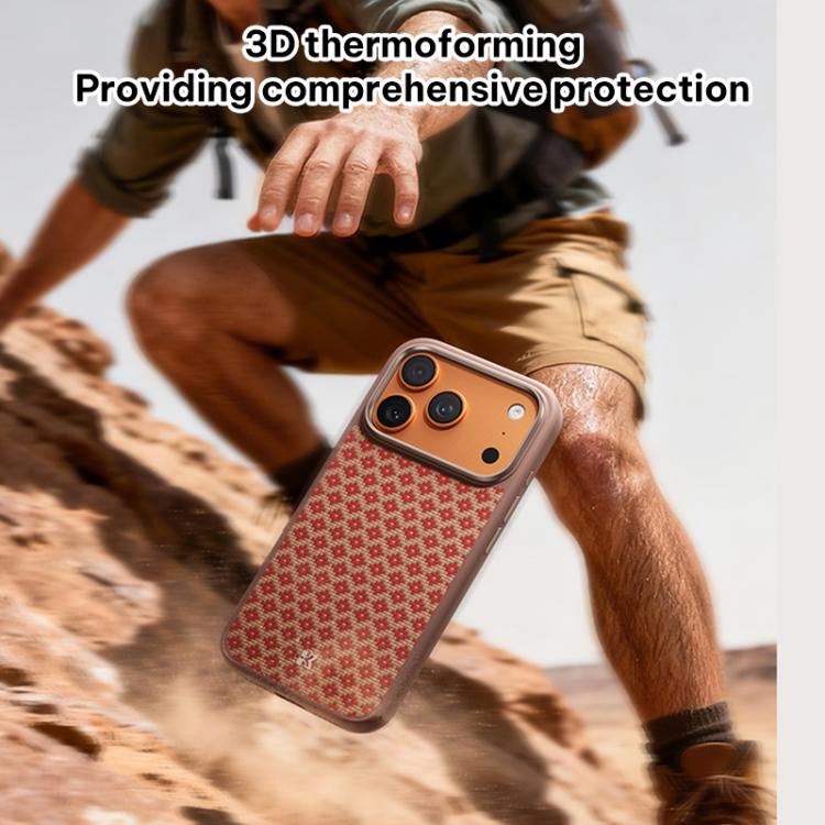 Benks Y3 凱夫拉鑽石紋防震磁吸手機殼，適用於iPhone 17 Pro Max、iPhone 17 Pro