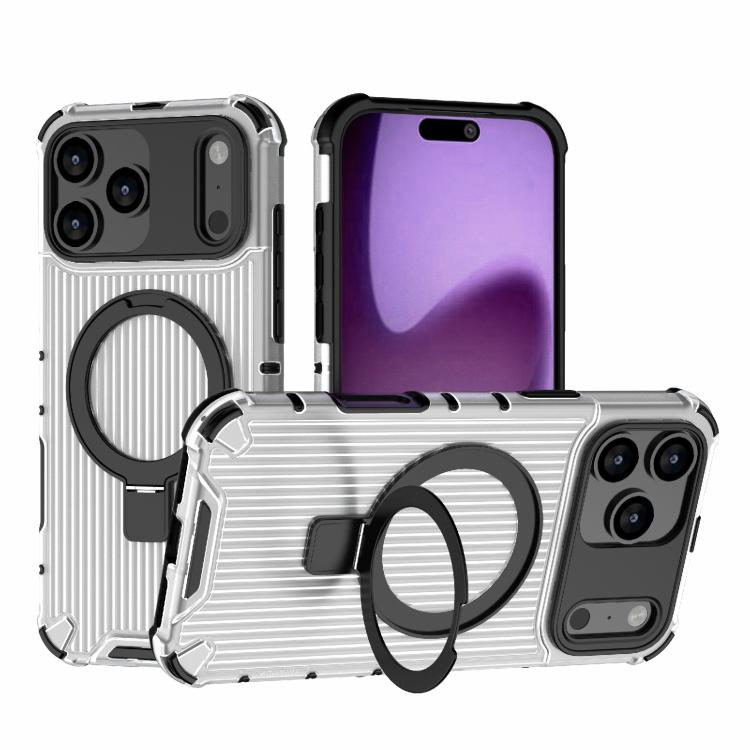 格柵支架防震手機殼，適用於iPhone 17 Pro Max、iPhone 17 Pro、iPhone 17、iPhone Air