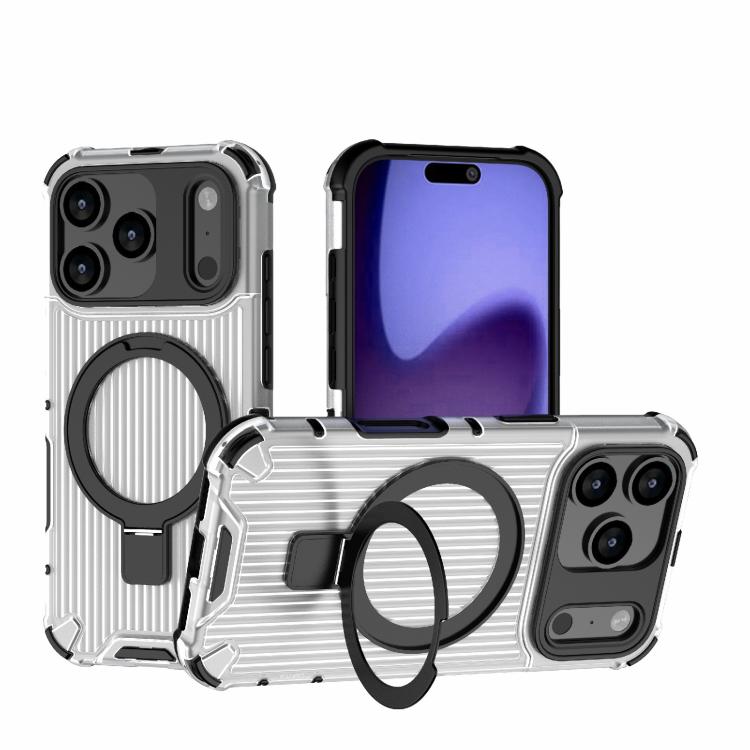 格柵支架防震手機殼，適用於iPhone 17 Pro Max、iPhone 17 Pro、iPhone 17、iPhone Air