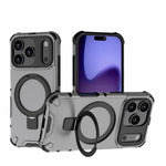 格柵支架防震手機殼，適用於iPhone 17 Pro Max、iPhone 17 Pro、iPhone 17、iPhone Air
