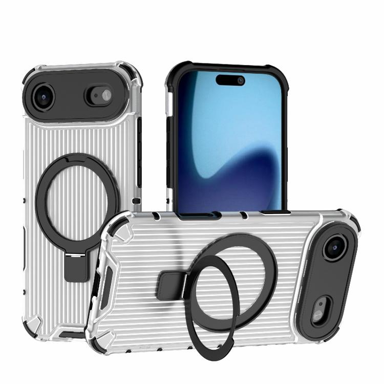 格柵支架防震手機殼，適用於iPhone 17 Pro Max、iPhone 17 Pro、iPhone 17、iPhone Air