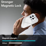 Glitter Gradient Magnetic Lens Frame Holder Phone Case, For iPhone 13 Pro