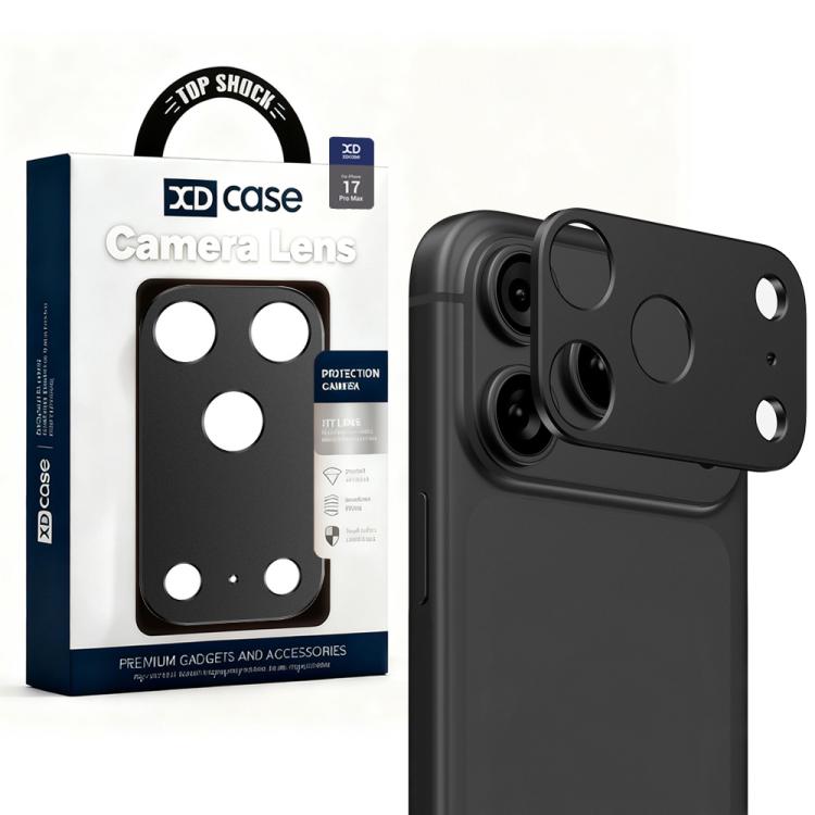 XDcase 金屬平面鏤空相機鏡頭保護貼，適用於 iPhone 17 Pro Max，適用於 iPhone 17 Pro