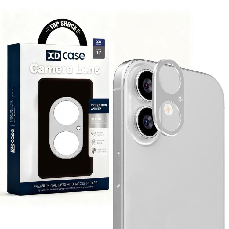 XDcase 金屬平面鏤空相機鏡頭保護貼，適用於 iPhone 17