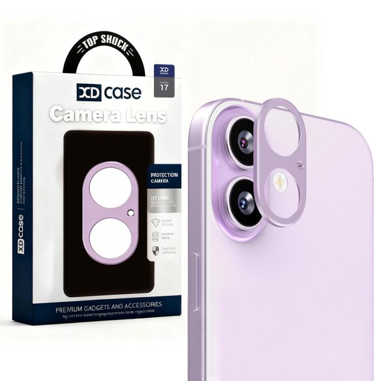 XDcase 金屬平面鏤空相機鏡頭保護貼，適用於 iPhone 17