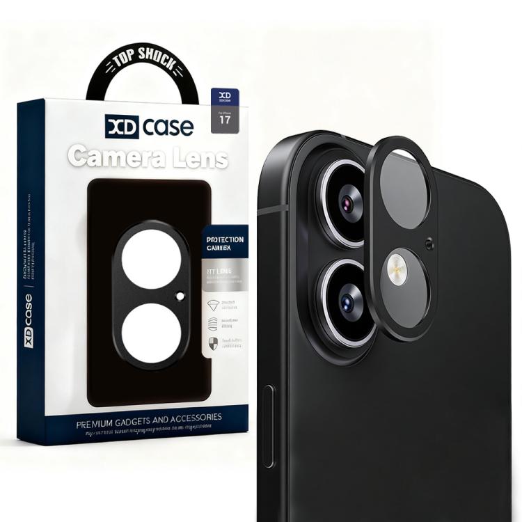 XDcase 金屬平面鏤空相機鏡頭保護貼，適用於 iPhone 17