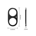XDcase 金屬平面鏤空相機鏡頭保護貼，適用於 iPhone 17