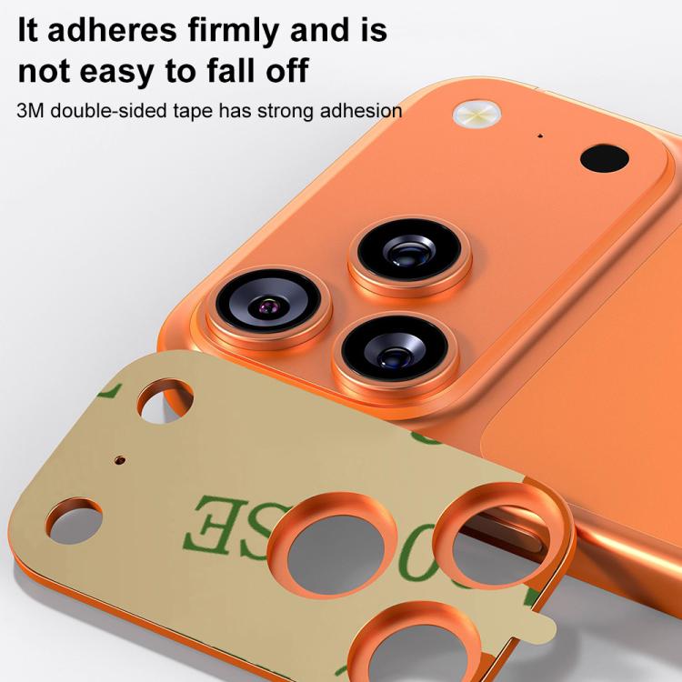 XDcase 金屬平面鏤空相機鏡頭保護貼，適用於 iPhone 17