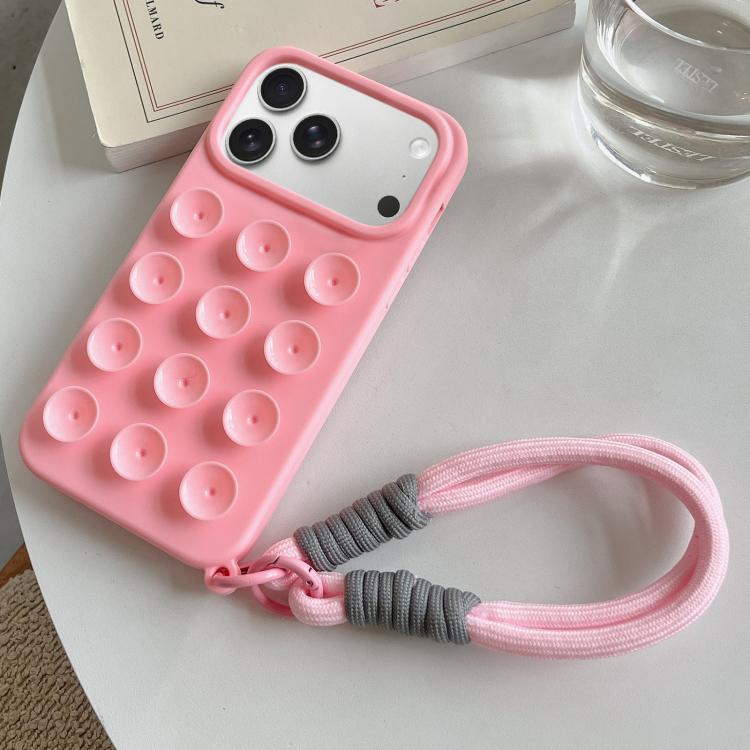 簡約吸盤矽膠手機殼附掛繩，適用於 iPhone 17 Pro Max、iPhone 17 Pro、iPhone 17、iPhone Air、iPhone 16 Pro Max、iPhone 16 Pro、iPhone 16 Plus、iPhone 16