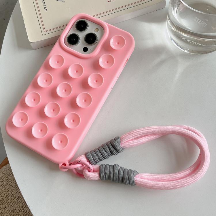 簡約吸盤矽膠手機殼附掛繩，適用於 iPhone 17 Pro Max、iPhone 17 Pro、iPhone 17、iPhone Air、iPhone 16 Pro Max、iPhone 16 Pro、iPhone 16 Plus、iPhone 16