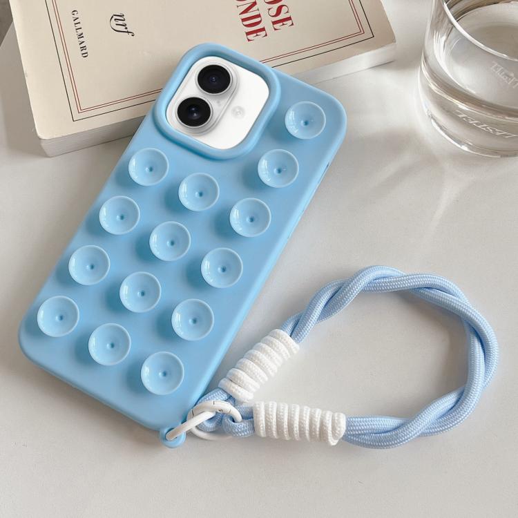 簡約吸盤矽膠手機殼附掛繩，適用於 iPhone 17 Pro Max、iPhone 17 Pro、iPhone 17、iPhone Air、iPhone 16 Pro Max、iPhone 16 Pro、iPhone 16 Plus、iPhone 16