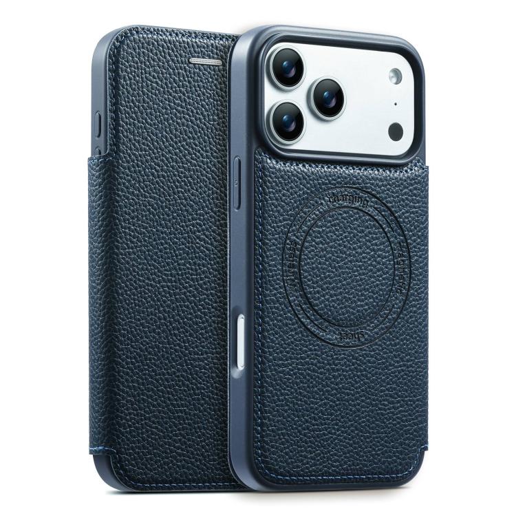 ESEBLE 超薄卡槽磁吸素皮手機殼，適用於 iPhone 17 Pro Max、iPhone 17 Pro、iPhone 17、iPhone Air