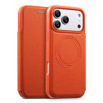 ESEBLE 超薄卡槽磁吸素皮手機殼，適用於 iPhone 17 Pro Max、iPhone 17 Pro、iPhone 17、iPhone Air