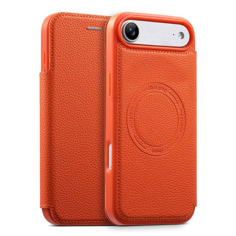 ESEBLE 超薄卡槽磁吸素皮手機殼，適用於 iPhone 17 Pro Max、iPhone 17 Pro、iPhone 17、iPhone Air